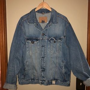 Abercrombie & Fitch Distressed Jean Jacket